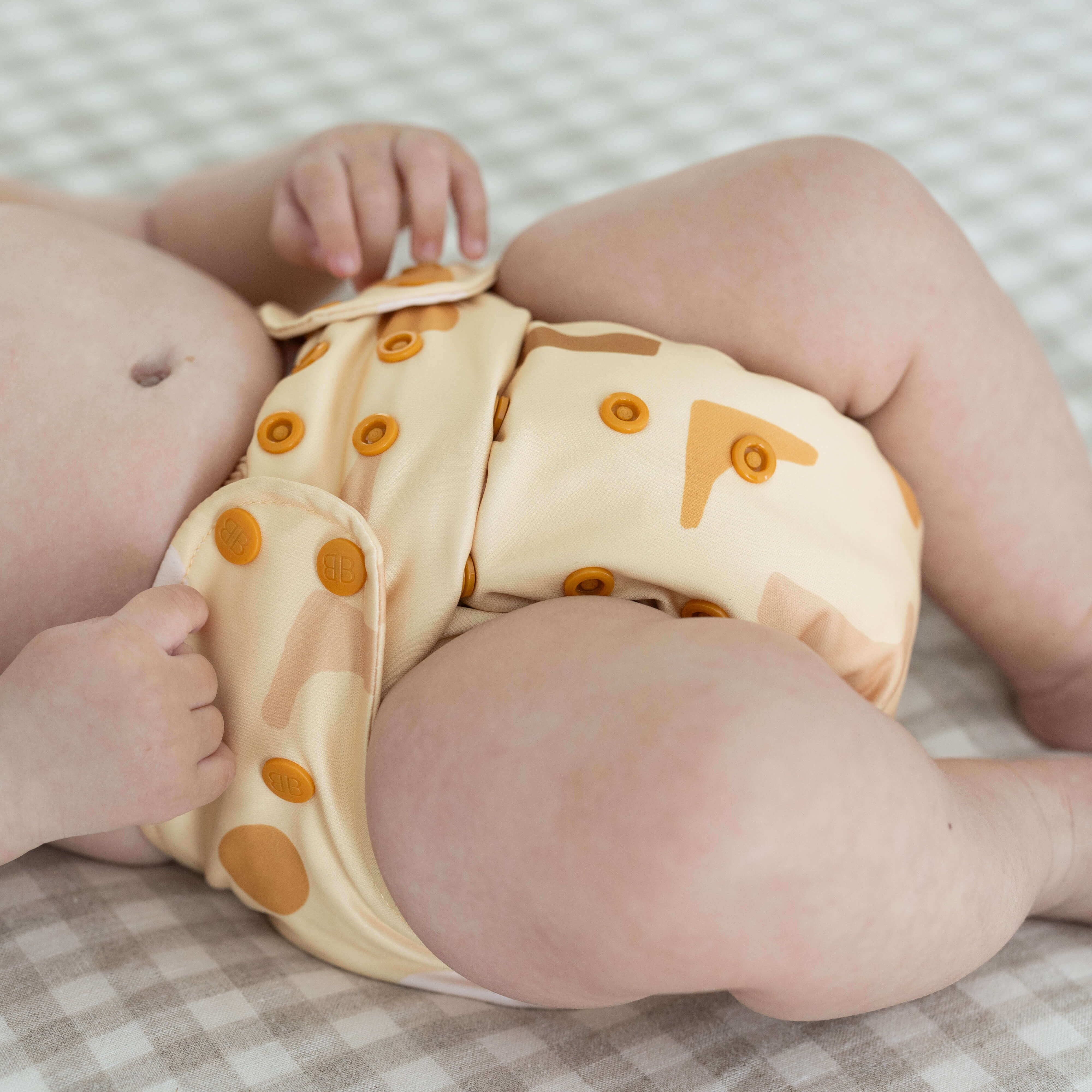 Reusable Soft Cover Nappy 2.0 | Apricot Shapes