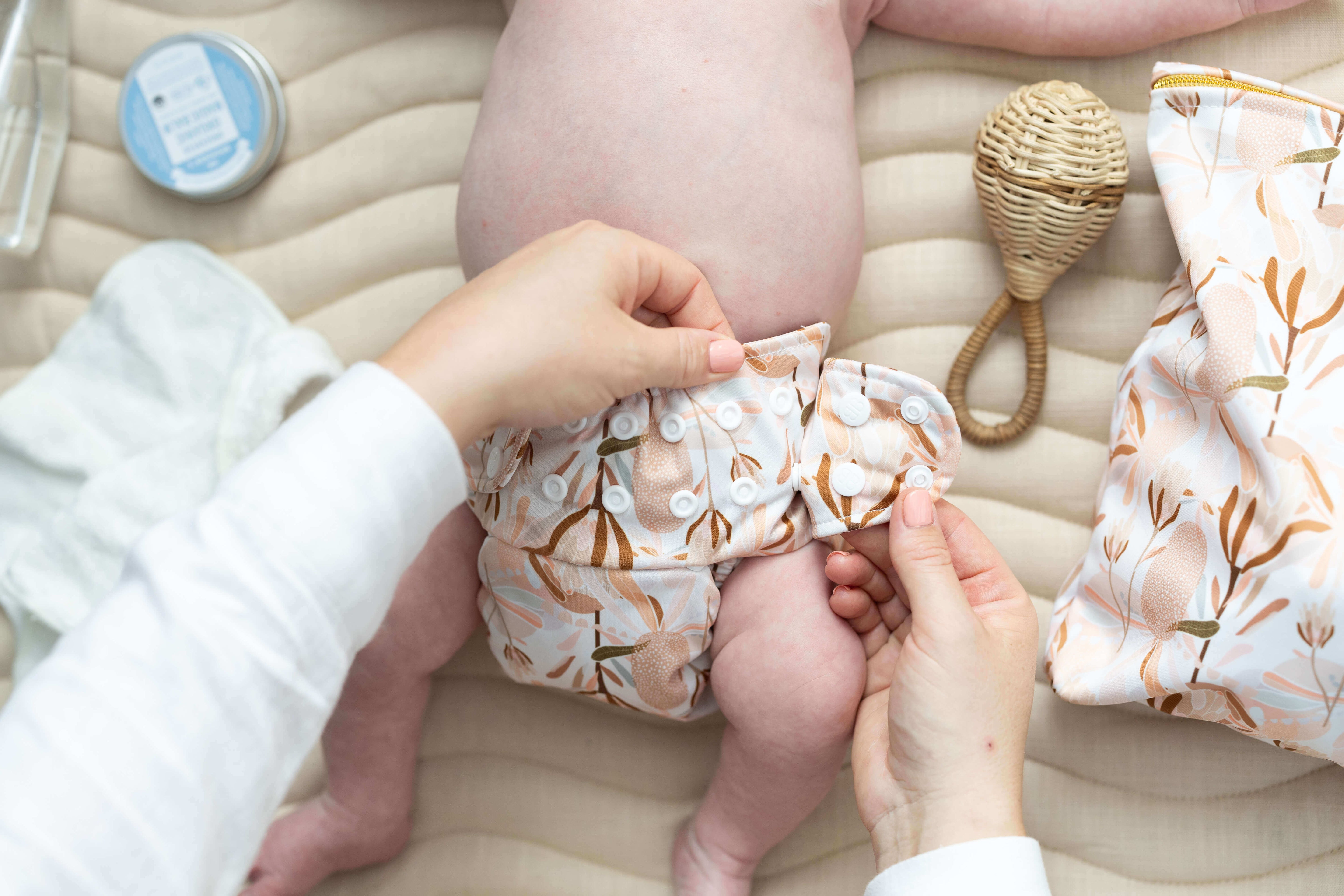 Everyday One-Size Flexi Cover Nappy Bundle | Springflower