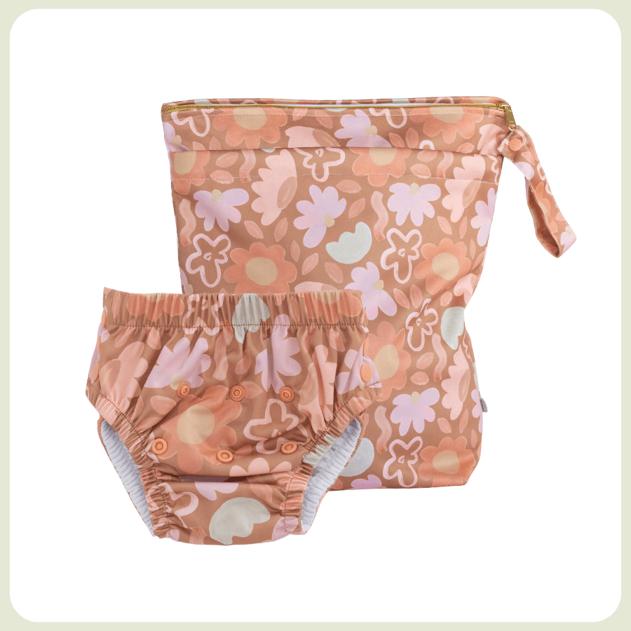 Junior Swim Nappy and Wet Bag Bundle Posy