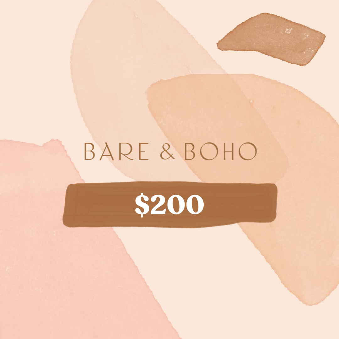 Bare and Boho Gift Vouchers