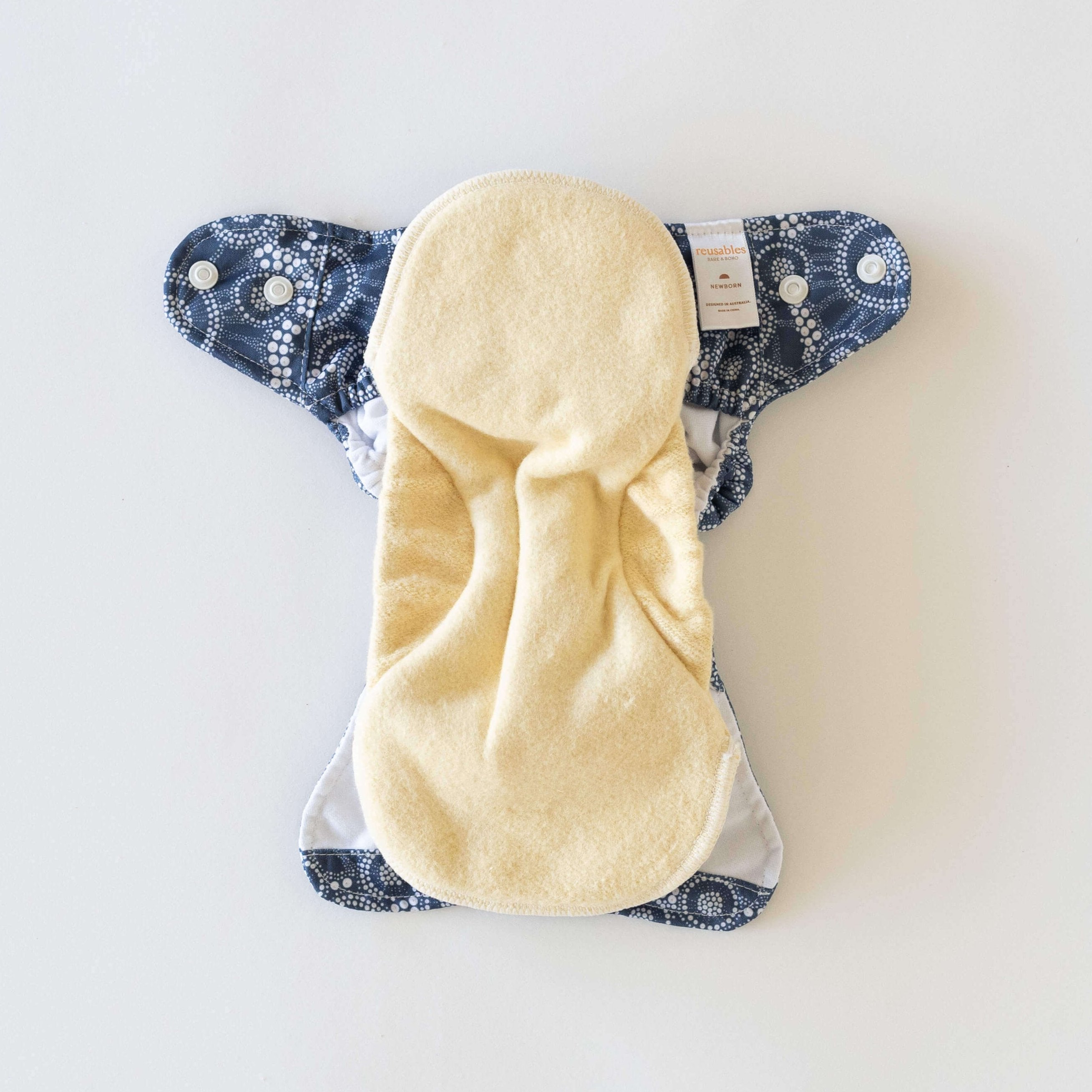 One Size Soft Cover Nappy 2.0 | Jellyfish Tide