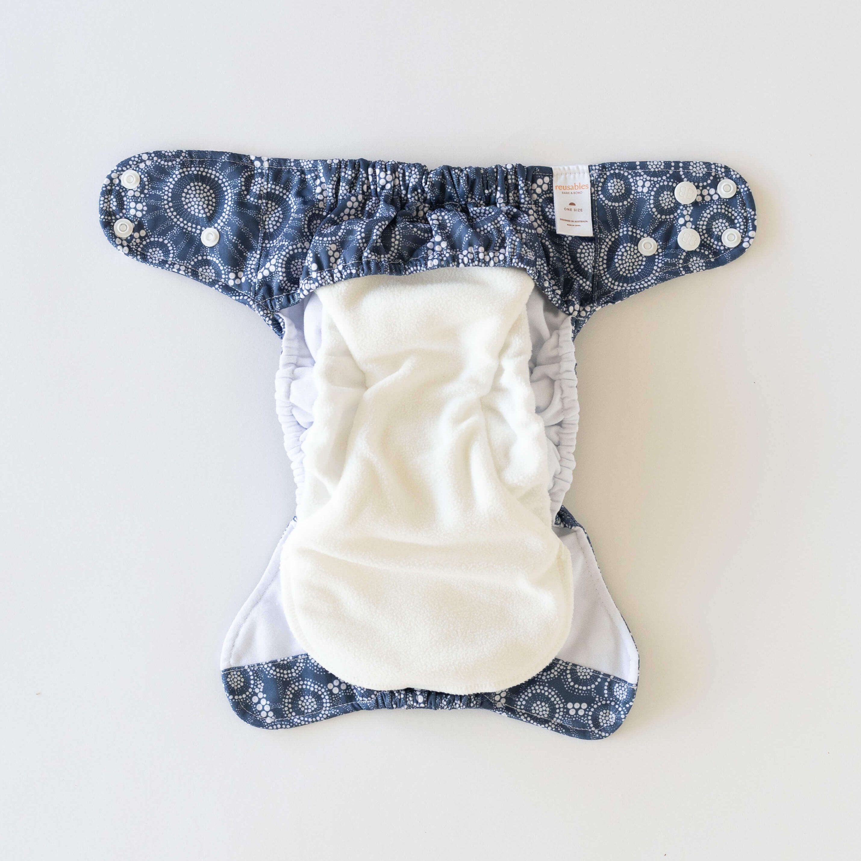 One Size Soft Cover Nappy 2.0 | Jellyfish Tide