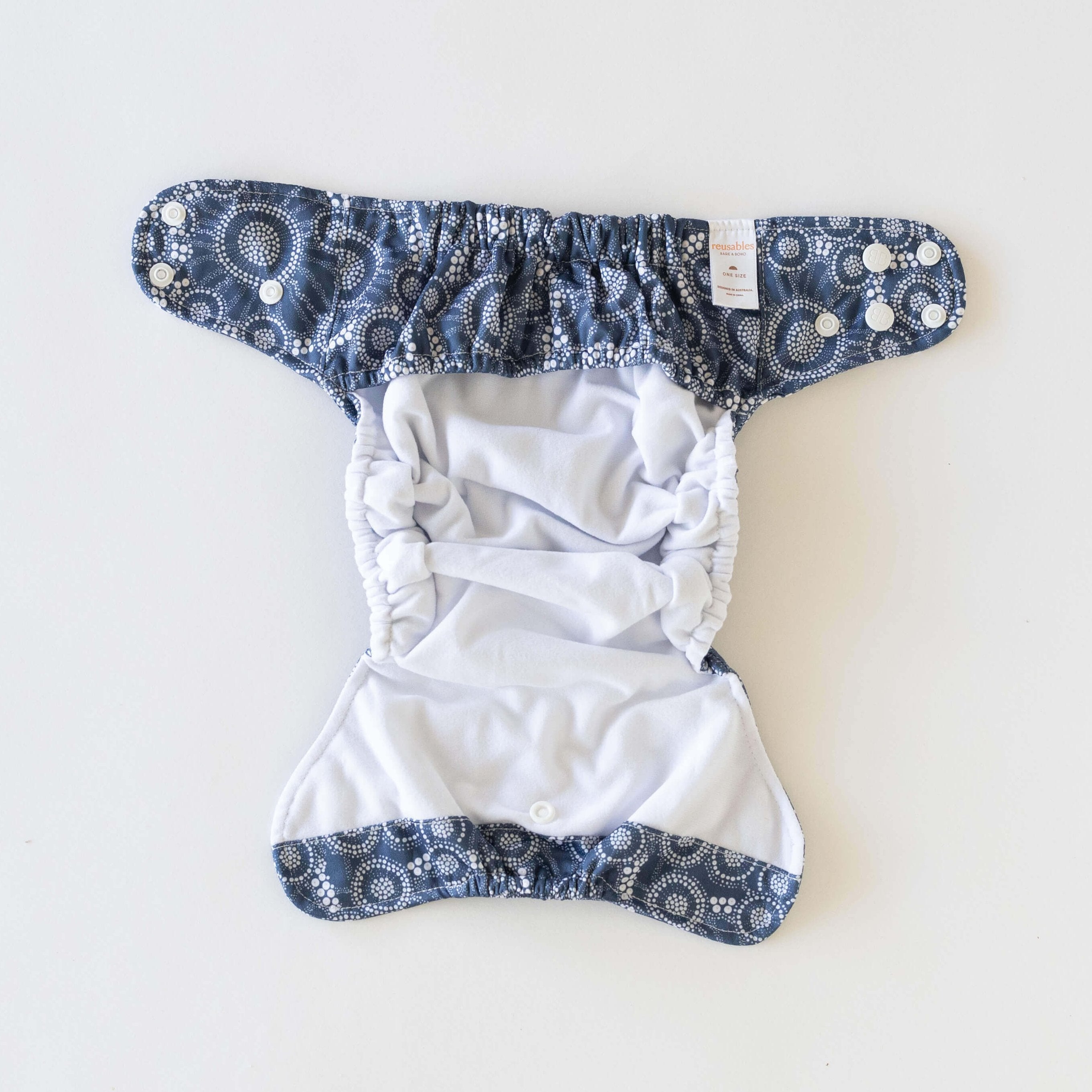 One Size Soft Cover Nappy 2.0 | Jellyfish Tide