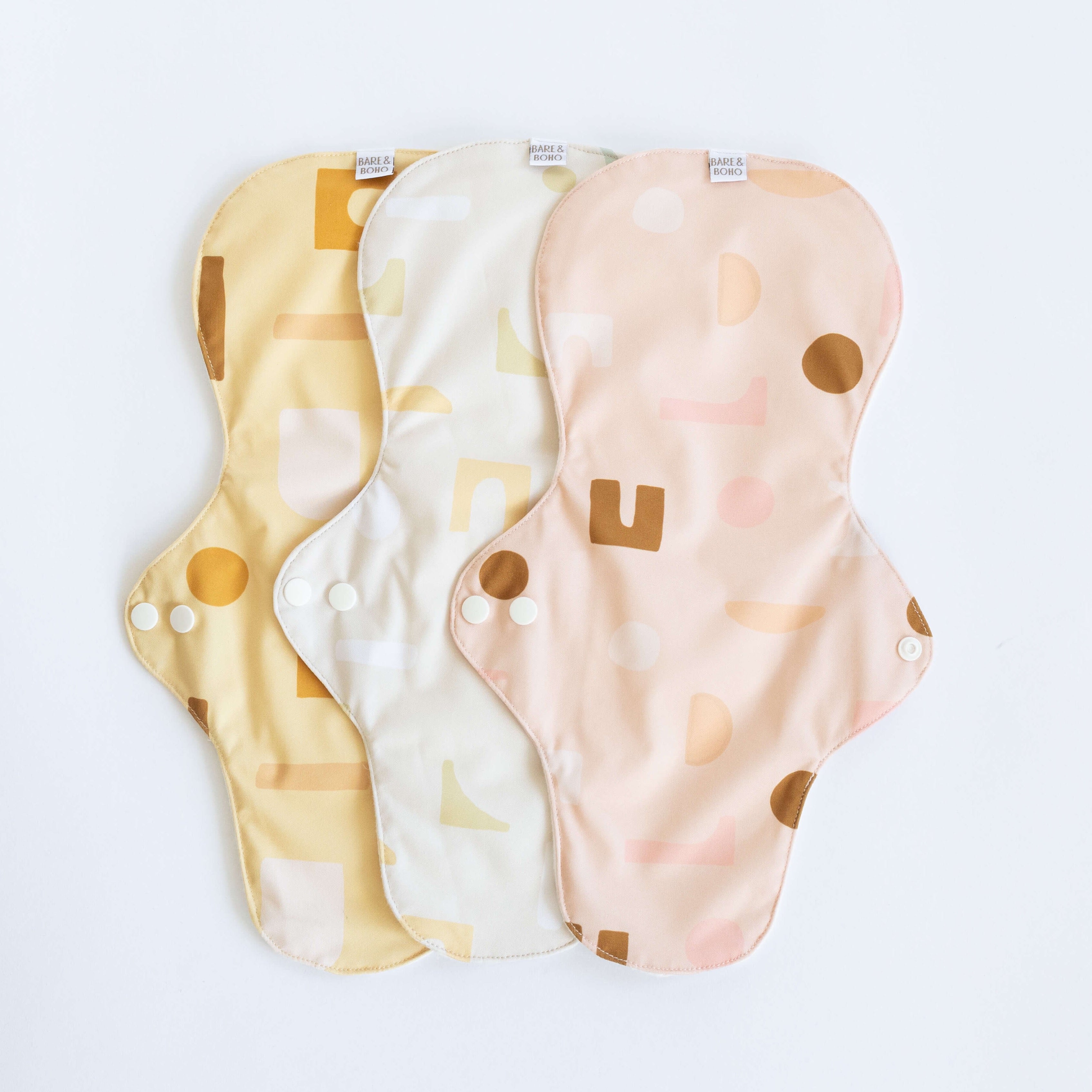 Reusable Cloth Pads | 3 Pack Shapes