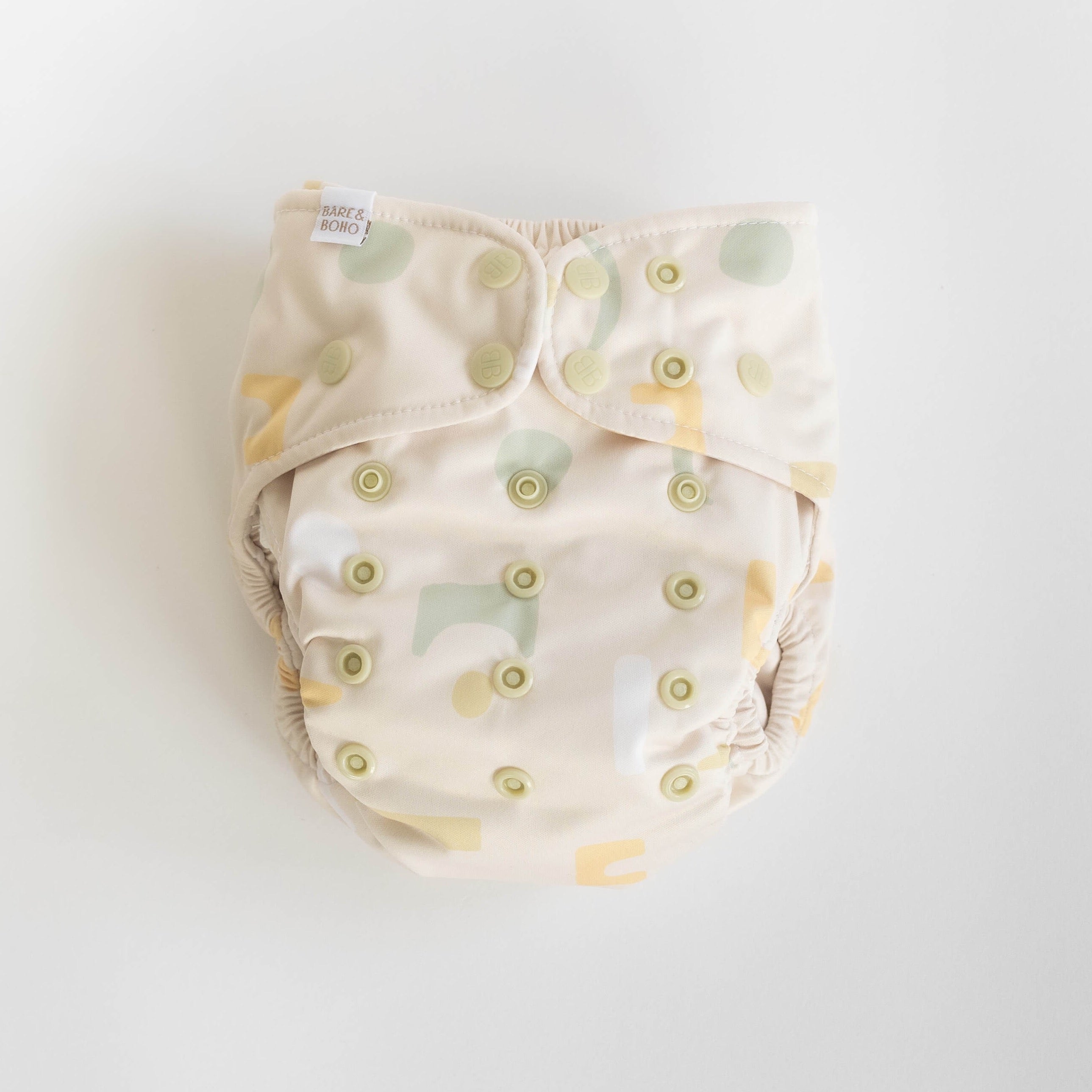 Reusable Nappy Soft Cover | Sage Shapes
