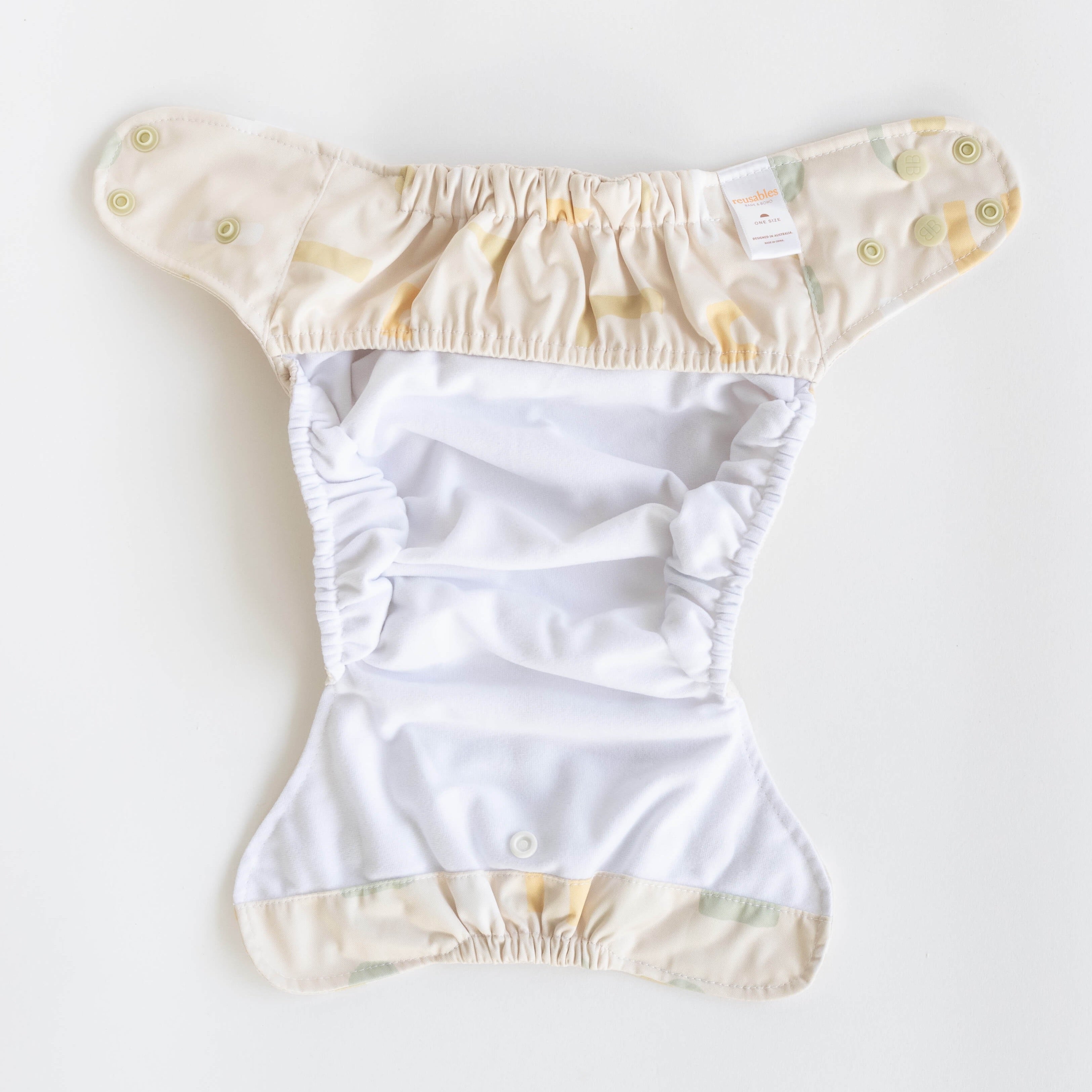 Reusable Nappy Soft Cover | Sage Shapes