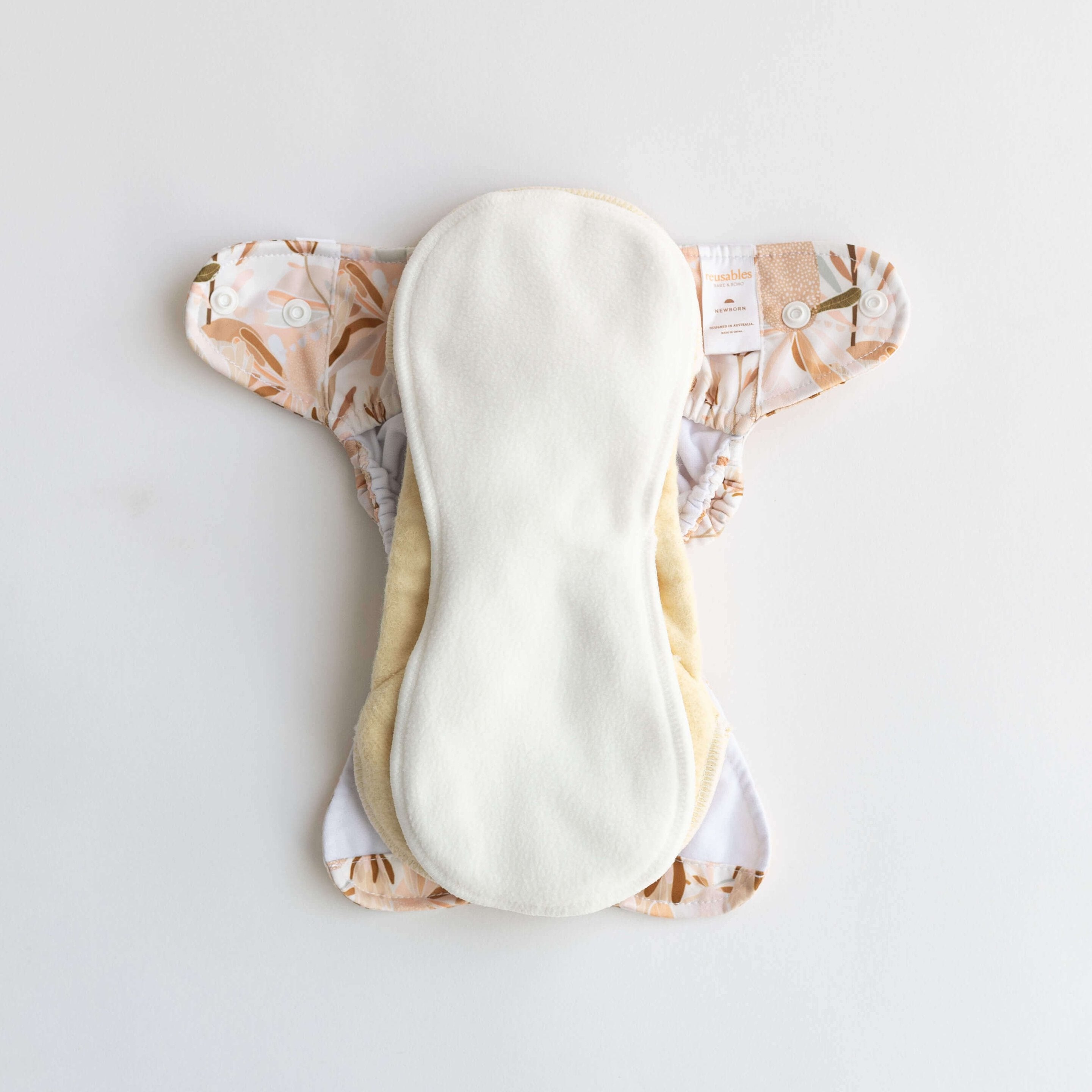 Newborn Soft Cover Nappy 2.0 | Banksia