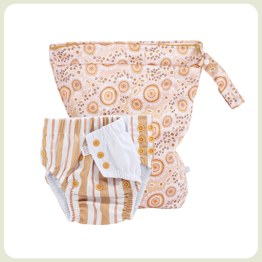 Junior Swim Nappy and Wet Bag Bundle | Circus